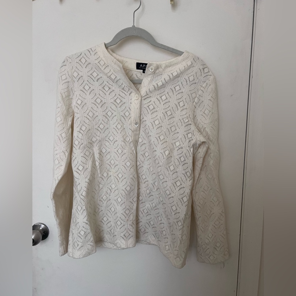 APC Lace White Top